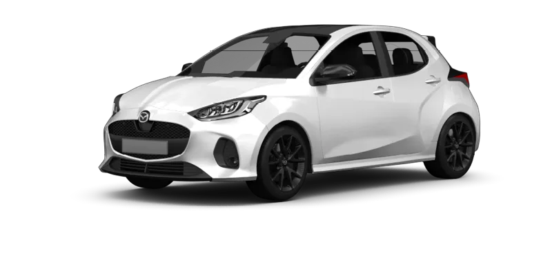 Seitlicher Mazda2 Hybrid