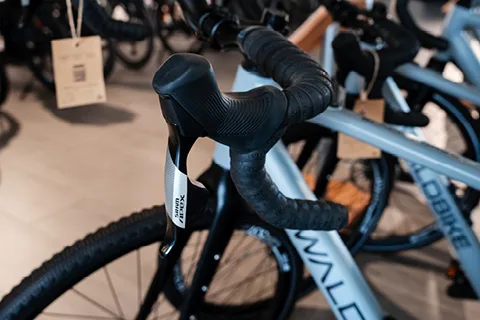 Handgriff eines Fahrradlenkers